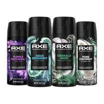 Spray corporal AXE Fine Fragrance, pacote com 4 pacotes de 120 ml Spray corporal AXE Fine Fragrance, pacote com 4 pacotes de 120 ml