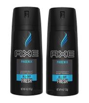 Spray corporal AXE Phoenix para homens, 120 ml, pacote com 2 Spray corporal AXE Phoenix para homens, 120 ml, pacote com 2