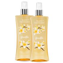 Spray corporal Body Fantasies Signature Vanilla 240 ml (pacote com 2)