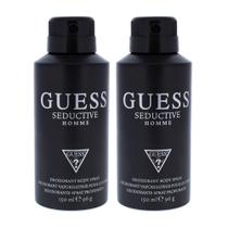 Spray corporal desodorante Guess Seductive Homme para homens 150mL x2 Spray corporal desodorante Guess Seductive Homme para homens 150mL x2