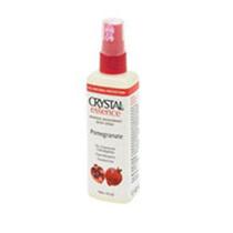 Spray corporal desodorante mineral de romã 4 oz da Crystal (pacote com 6)