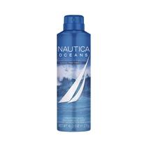 Spray Corporal Desodorante Nautica Oceans - 180ml - Sem Álcool