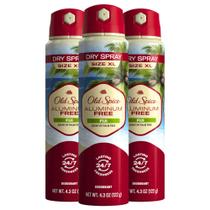 Spray corporal desodorante Old Spice Fiji 24/7, proteção contra odores, 125 ml Spray corporal desodorante Old Spice Fiji 24/7, proteção contra odores, 125 ml