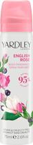 Spray corporal desodorante Yardley London English Rose 75 ml para mulheres Spray corporal desodorante Yardley London English Rose 75 ml para mulheres