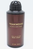 Spray corporal desodorizante Bath and Body Works Men Teakwood 110 ml