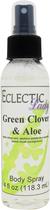 Spray corporal Eclectic Lady Green Clover and Aloe 120 ml para mulheres