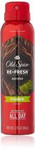 Spray corporal Old Spice Re Fresh Timber 110 ml (pacote com 2)
