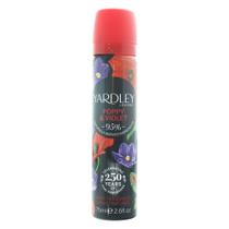 Spray corporal Yardley of London Poppy & Violet 75ml para mulheres Spray corporal Yardley of London Poppy & Violet 75ml para mulheres