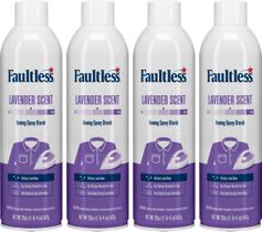 Spray de amido de lavanderia Faultless Lavender 591ml em lata com 4
