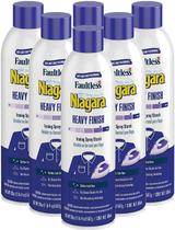 Spray de amido Niagara Heavy Finish Liquid 591 ml (pacote com 6)