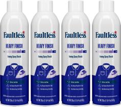 Spray de amido para lavanderia Faultless Heavy Spray Starch 591ml, pacote com 4 Spray de amido para lavanderia Faultless Heavy Spray Starch 591ml, pacote com 4