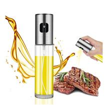 Spray de Azeite e Óleo 100ml Reutilizável Galheteiro Pulverizador para Cozinha Saudável, Saladas, Air Fryer Design Elegante