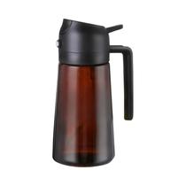 Spray De Azeite Marrom Bloqueador De Luz 470ml 2 Em 1 Dispensador De Cozinha Ferramenta De Temperos