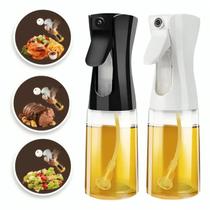 Spray De Azeite Pulverizador Borrifador Vinagre Oleo Shoyu Frasco de Vidro Galheteiro Porta Tempero Culinário
