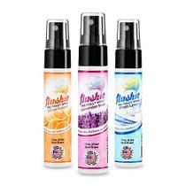 Spray de banheiro Flushie Pre-Toilet Sprays tamanho de viagem