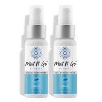 Spray de banheiro Mist N' Go by Omaze, eliminador de odores 60mL x2 Spray de banheiro Mist N' Go by Omaze, eliminador de odores 60mL x2