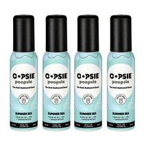 Spray de banheiro OOPSIE POOPSIE Summer Sea 60 ml, pacote com 4 unidades
