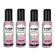 Spray de banheiro Pre Poo OOPSIE POOPSIE, pacote com 4, 60 ml (Berry Fresh)