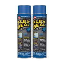 Spray de borracha sobre revestimento selante Flex Seal 414ml azul, pacote com 2