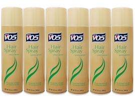 Spray de cabelo Alberto VO5 Crystal Clear sem perfume 250 ml (pacote com 6)