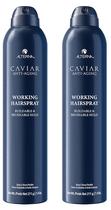 Spray de cabelo Alterna Caviar Antienvelhecimento Flexible Hold 220 ml, pacote com 2