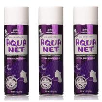 Spray de cabelo Aqua Net Extra Super Hold 325 ml (pacote com 3) sem perfume