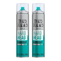 Spray de cabelo Bed Head TIGI Hard Head Extra Strong Hold 350 ml, 2 pacotes Spray de cabelo Bed Head TIGI Hard Head Extra Strong Hold 350 ml, 2 pacotes