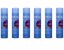 Spray de cabelo Finesse Extra Hold Aerosol 207ml (pacote com 6) Spray de cabelo Finesse Extra Hold Aerosol 207ml (pacote com 6)
