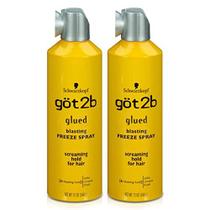 Spray de cabelo Göt 2B Glued Extreme Hold 340ml (pacote com 2)