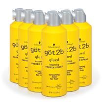 Spray de Cabelo Got2b Glued Blasting Freeze 340ml - Pacote com 6 Unidades