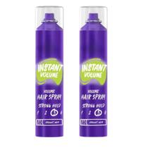 Spray de Cabelo para Volume Instantâneo 2 Unidades 295 ml Fixação Forte Spray de Cabelo para Volume Instantâneo 2 Unidades 295 ml Fixação Forte