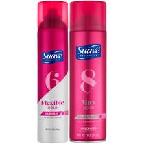 Spray de cabelo suave para mulheres Flex Control + Max Hold, pacote com 2 Spray de cabelo suave para mulheres Flex Control + Max Hold, pacote com 2