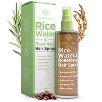 Spray de cabelo Tree of Life Beauty Água de arroz com alecrim 260 ml Spray de cabelo Tree of Life Beauty Água de arroz com alecrim 260 ml