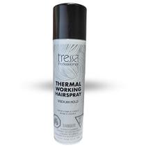 Spray de cabelo Tressa Thermal Working, retenção média de 10