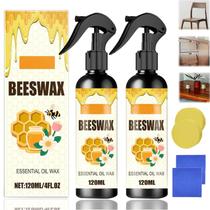 Spray de Cera de Abelha para Móveis LHBMET 2 Unidades 120ml Spray de Cera de Abelha para Móveis LHBMET 2 Unidades 120ml