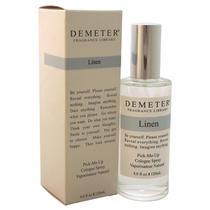 Spray de colônia DEMETER Linen Pick-me Up para mulheres 120 ml