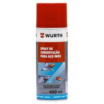 Spray de Conservação para Aço Inox 400ml Wurth 0893121 Unitário Spray de Conservação para Aço Inox 400ml Wurth 0893121 Unitário