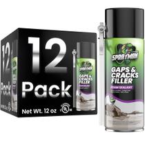 Spray de enchimento de espuma SPRAYMAN Gaps & Cracks 355 ml (12 onças) - pacote com 12