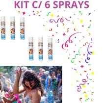 Spray De Espuma 6 Unidades Para Eventos Festivos