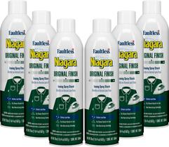 Spray de ferro Niagara Starch, 20 ml, pacote com 6 unidades, não escamoso, Durafresh