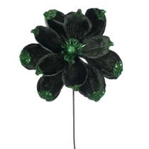 Spray de Flor Artificial Magnolia Terciopelo Verde Vickerman Spray de Flor Artificial Magnolia Terciopelo Verde Vickerman