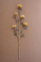 Spray de flores artificiais, primeiro de um tipo, amarelo, 41 cm, 6 hastes Spray de flores artificiais, primeiro de um tipo, amarelo, 41 cm, 6 hastes
