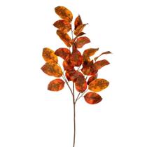Spray de folha de maçã laranja Vickerman 32" para plantas artificiais, pacote com 6