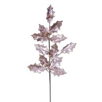 Spray de folha de ouro rosa para plantas artificiais Vickerman 71 cm, 6 unidades Spray de folha de ouro rosa para plantas artificiais Vickerman 71 cm, 6 unidades