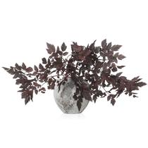 Spray de folhas de plantas artificial Cimicifuga Lyrow, pacote com 3, 45,72 cm