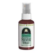 Spray de garganta de prata ultra coloidal 2 fl oz da Source Naturals (pacote com 2)