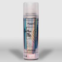 Spray de Glitter Corporal Perfumado Brilhante Carnaval Festas Cores:Holografico