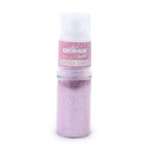 Spray de Glitter Maquiagem Rosa Com Textura em pó para Festa Fantasia 1Un