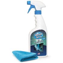 Spray de limpeza eletrônica MiracleSpray 473 ml com microfibra Spray de limpeza eletrônica MiracleSpray 473 ml com microfibra