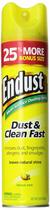 Spray de limpeza Endust Lemon Zest 354 ml sem cera